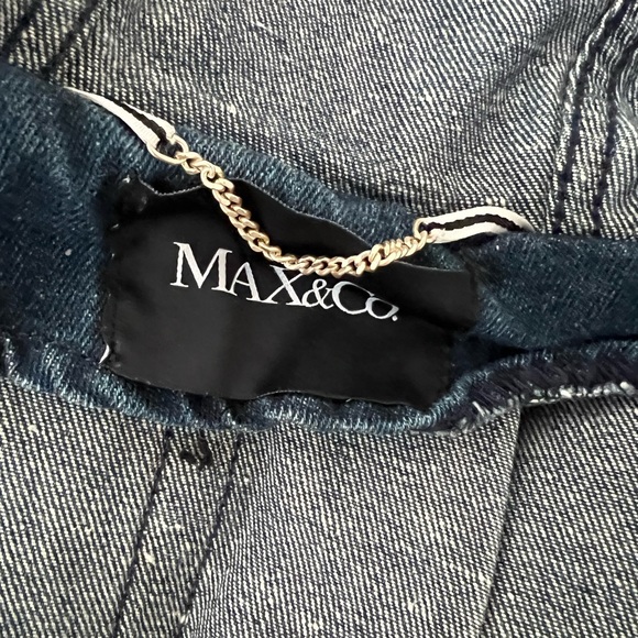 Max & Co denim jacket coat hoodie - Picture 8 of 11